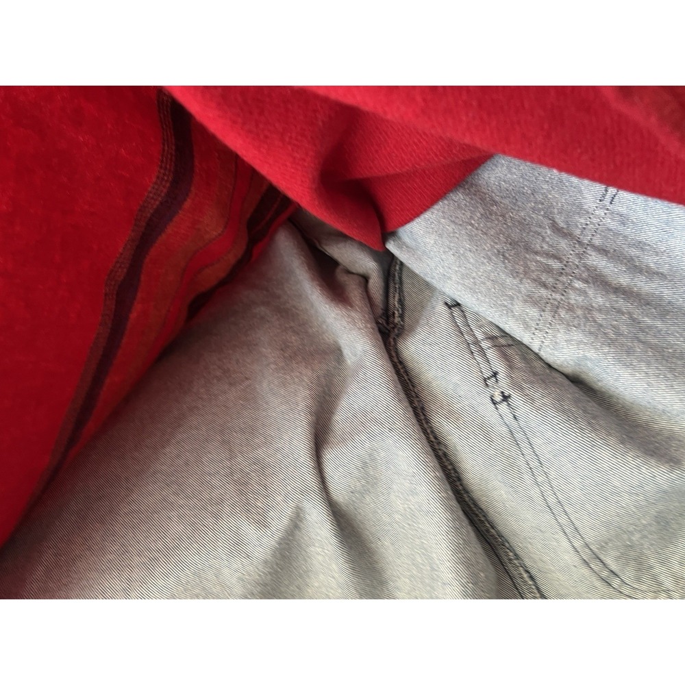 Vintage LL Bean Denim Barn Coat Mens XL Wool Liner Corduroy Collar Chore Jacket - Picture 7 of 16